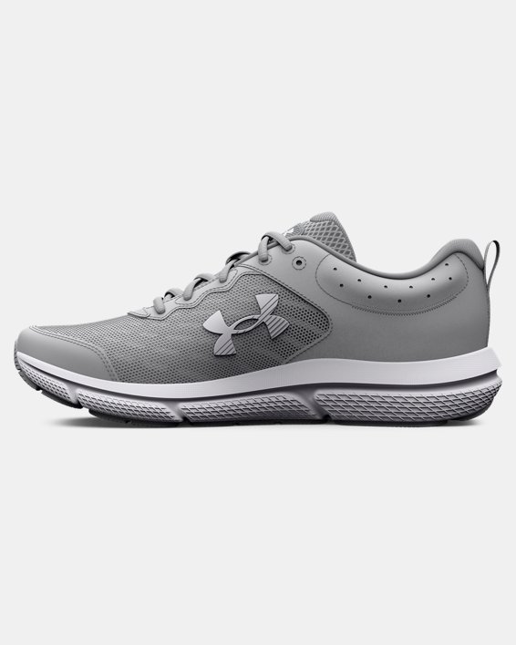 Men's UA Charged Assert 10 Wide (4E) Running Shoes, Gray, pdpMainDesktop image number 1